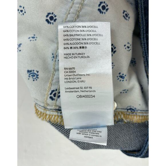 Pilcro Anthropologie The Annie Wide Leg Jean Dark Wash Size 31 Petite - Picture 7 of 7